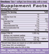 Omega-3-Fischöl 1000 mg. 60 Kapseln