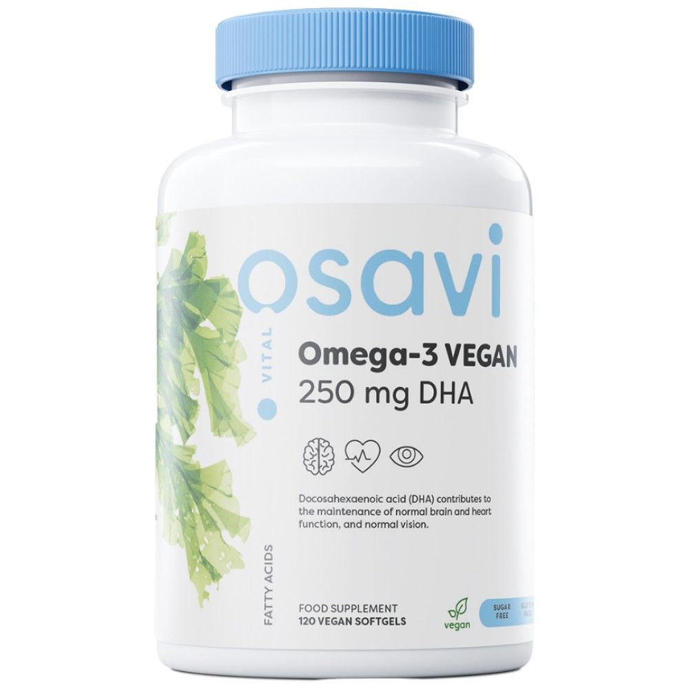 Omega-3 Vegan | 250 mg DHA – 60 Kapseln