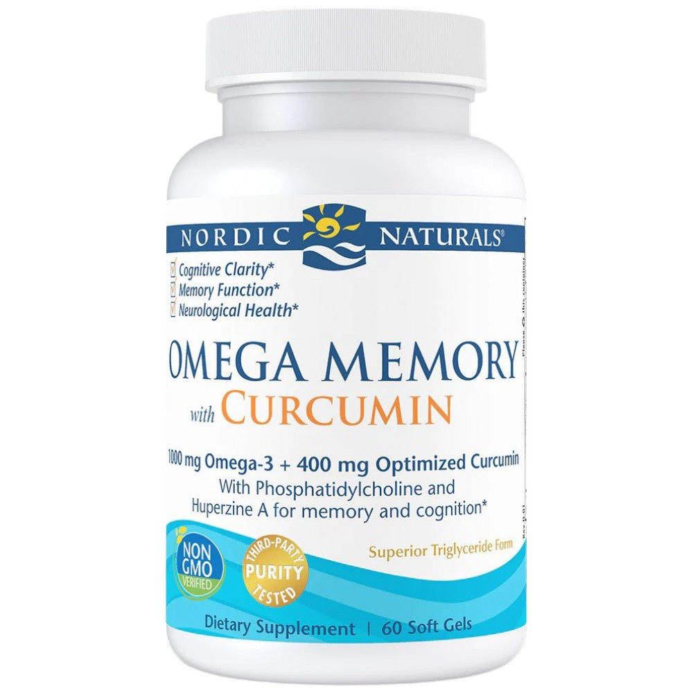 Omega Memory mit Curcumin – 60 Gelkapseln