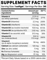 OptiVit BP | Essentielle Vitamine und Mineralien – 30 Gelkapseln