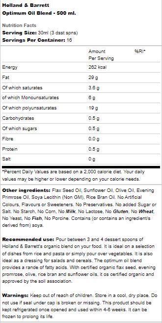 Optimale Ölmischung – 500 ml