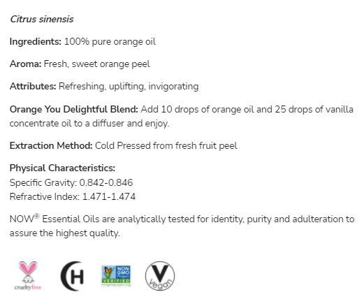 Orangenöl | 100 % reiner Citrus Sinensis – 118 ml