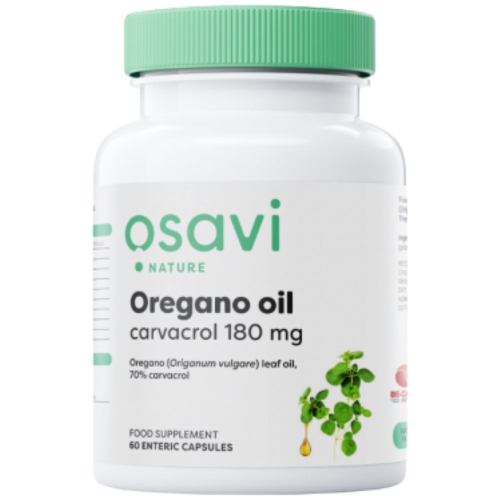 Oreganoöl 257 mg | 70 % Carvacrol – 60 Kapseln
