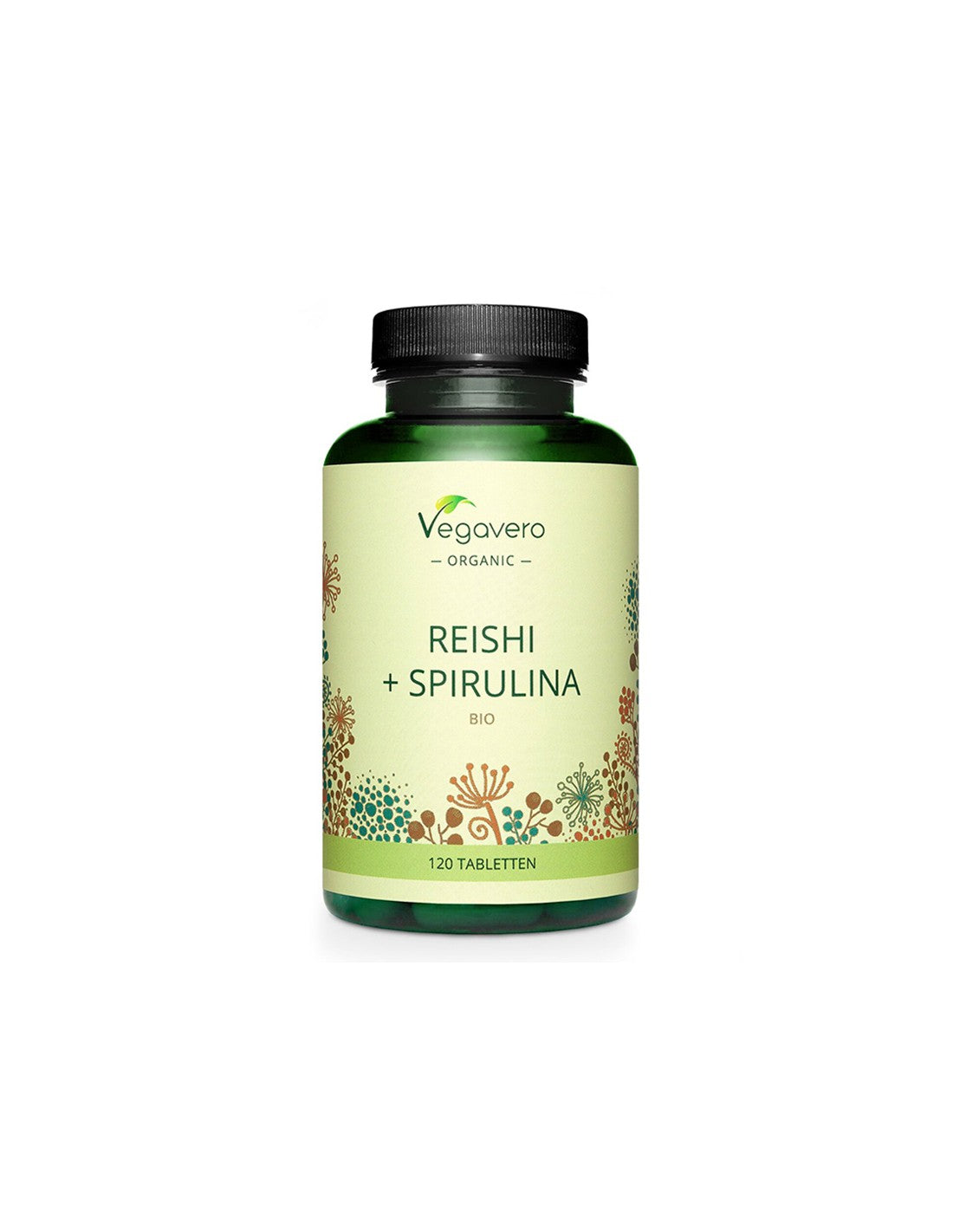 Immunität und Stoffwechsel – Bio-Reishi + Spirulina Bio, 120 Tabletten