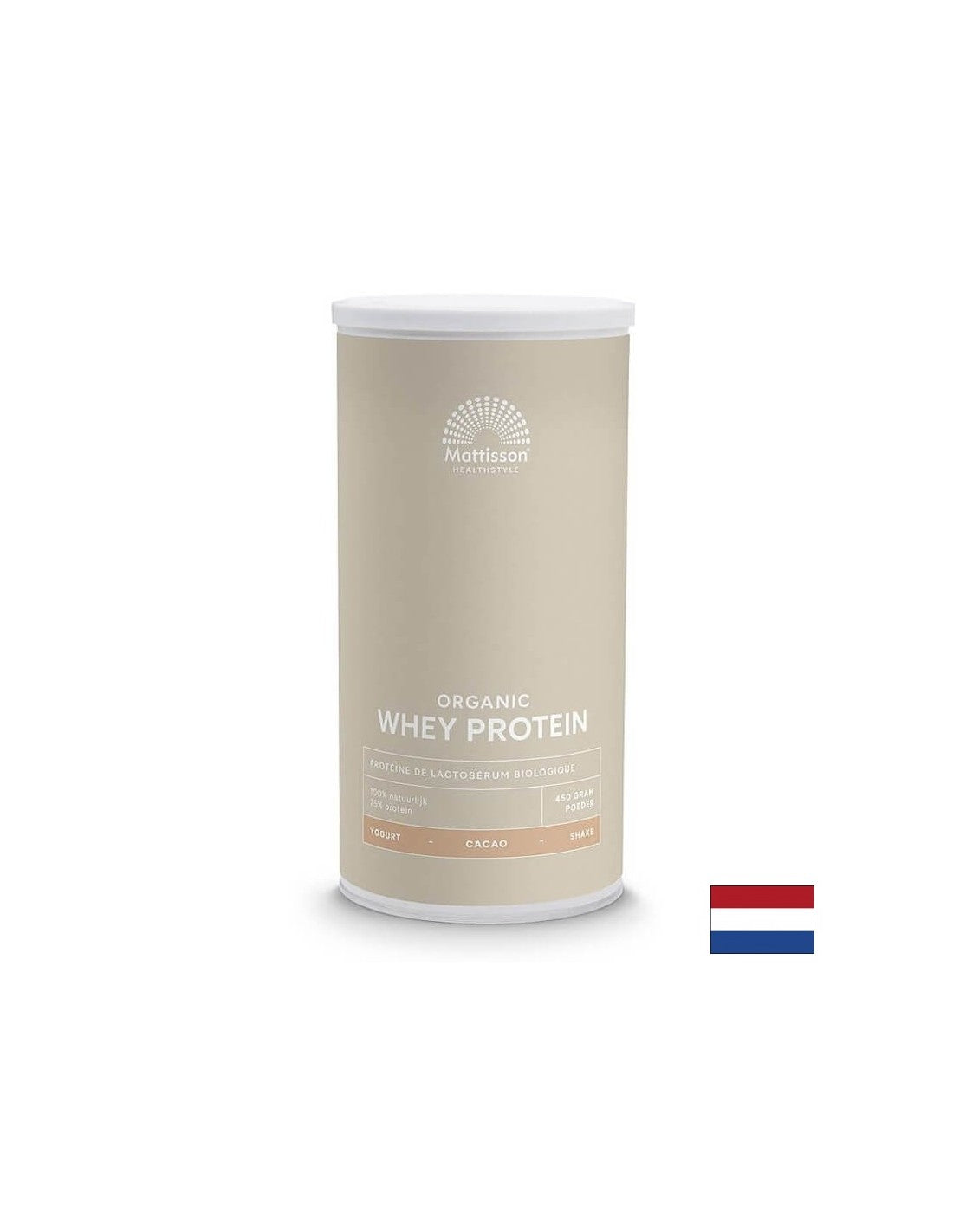Whey Protein Bio, 450 g Pulver (Kakaogeschmack)