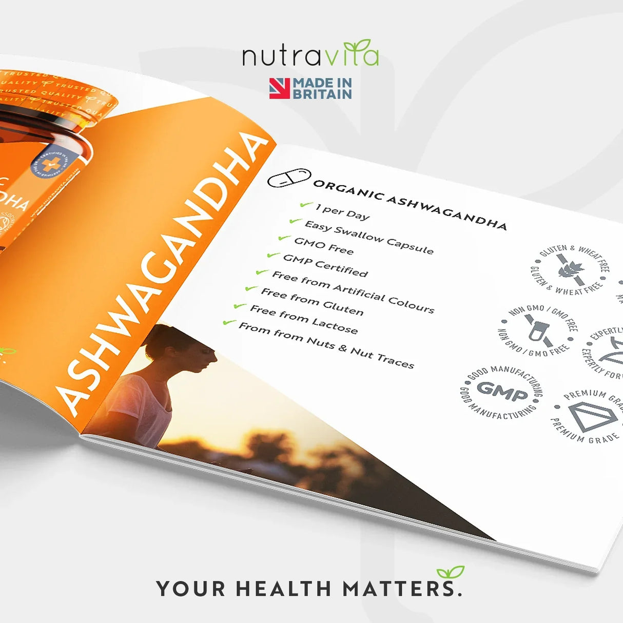 Bio Ashwagandha KSM 66 – Bio Ashwagandha 500 mg 60 vegane Kapseln