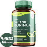 Bio-Moringa – Bio Moringa 600 mg 120 vegane Kapseln