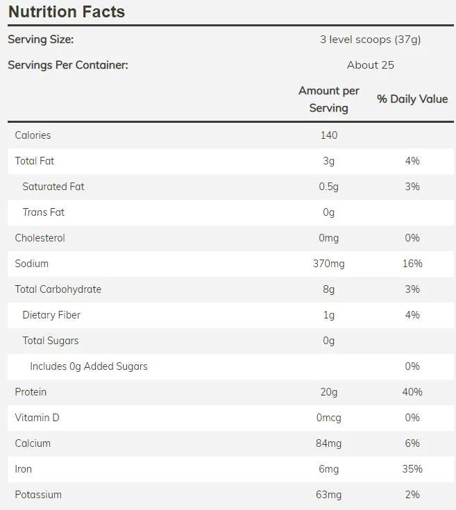 Bio-Pflanzenprotein – 907 Gramm