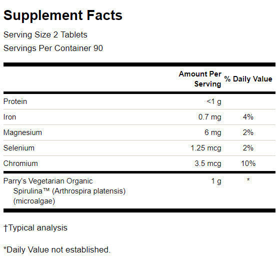 Bio-Spirulina 500 mg – 180 Tabletten