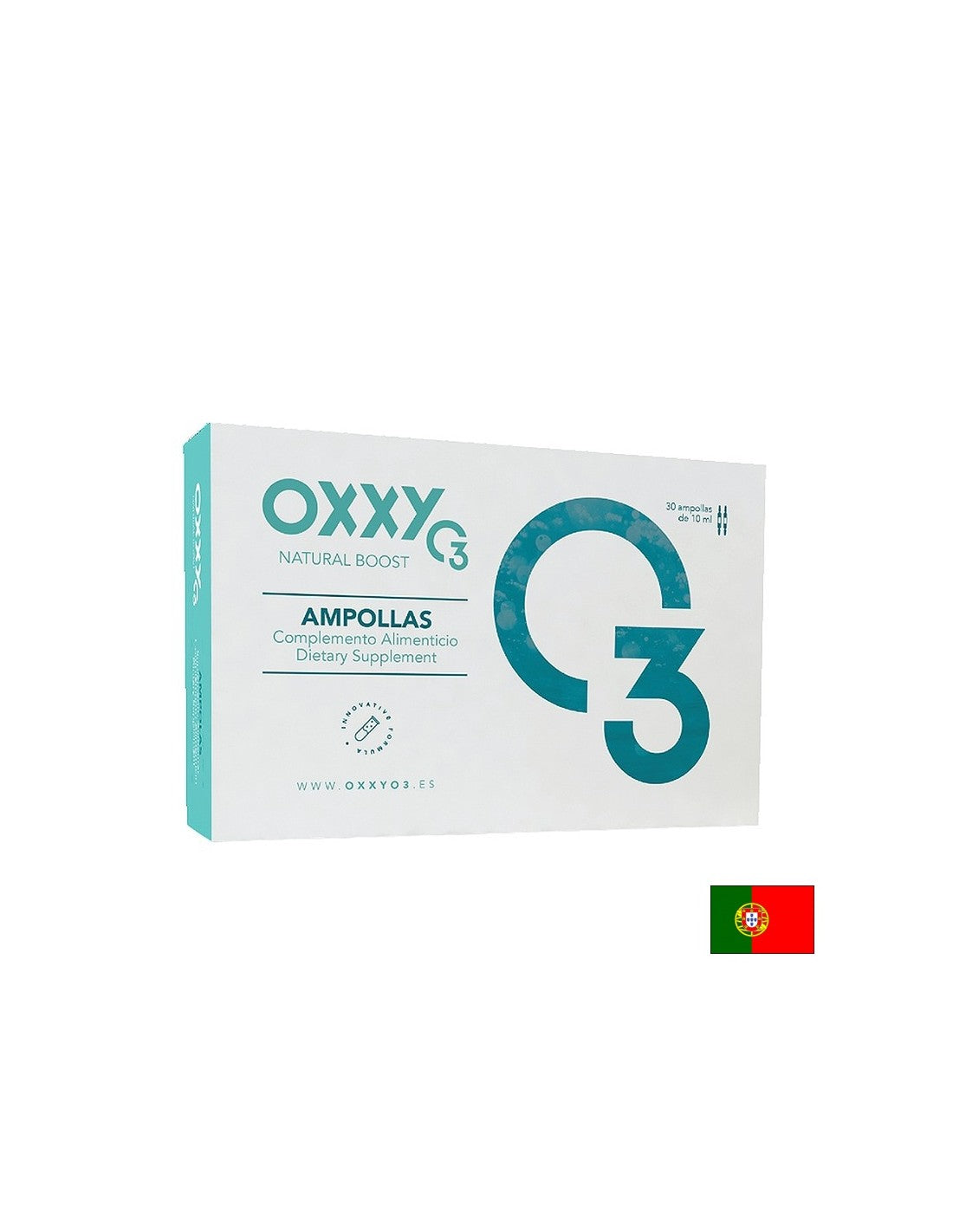 Oxxy O3 – Ozon-Antioxidans- und Energie-Klebemittel, 30 Ampullen für Kinder