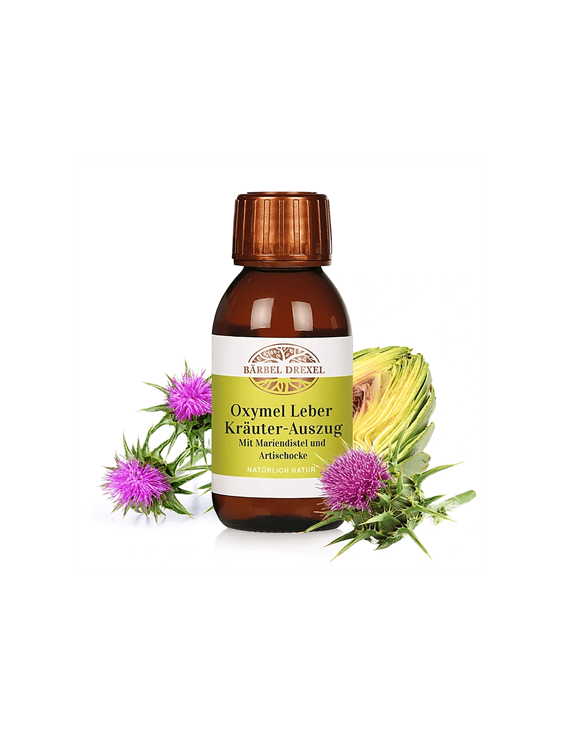 Flüssigformel für Leber und Gallenblase – Oxymel – mit Mariendistel, Artischocke und Löwenzahn, 100 ml