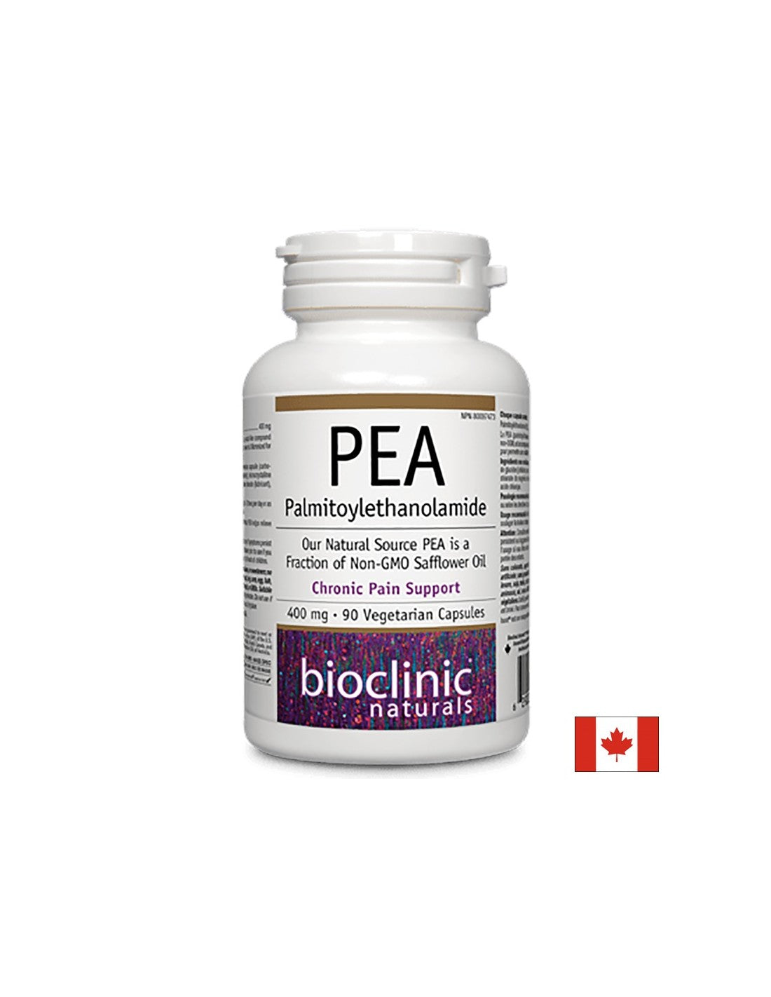 PEA/PEA Palmitoylethanolamid – lindert Schmerzen, 400 mg, 90 Kapseln
