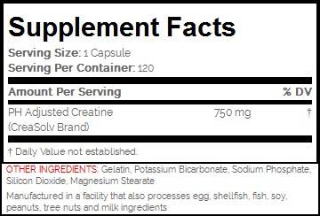 PH-modifiziertes Kreatin – 120 Kapseln