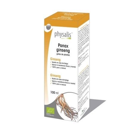 Bio-Ginseng-Tropfen (Kräutertinktur) <tc>Physalis</tc>