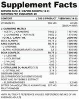 PWO Null Koffein | Stimulationsfreies Pre-Workout-Pulver – 280 Gramm