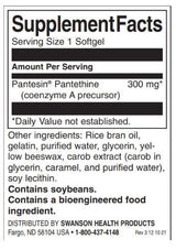 Pantesin Pantethine 300 mg – 60 Gelkapseln