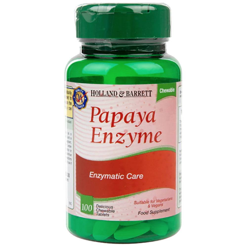 Papaya-Enzym – 100 Kautabletten