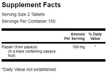 Papaya Supreme 50 mg – 300 Tabletten