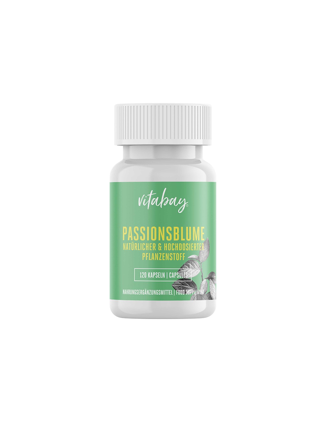 Passionsblumenextrakt - Passionsblume 3750 mg, 120 Kapseln <tc>Vitabay</tc>