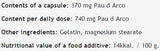 Pau D'Arco 370 mg - 100 Kapseln
