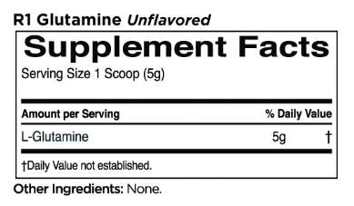 Glutamin | 100% mikronisiertes L -Glutamin - 398 Gramm