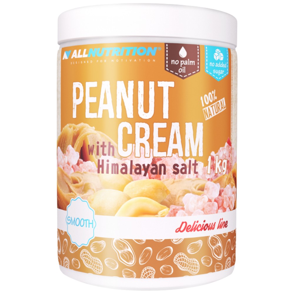 Erdnusscreme mit Himalaya-Salz – 1000 Gramm