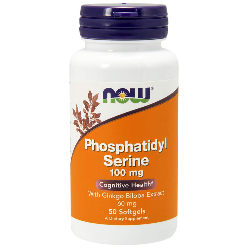 Phosphatidylserin 100 mg + Ginkgo [50 Gelkapseln, 50 Dosen]