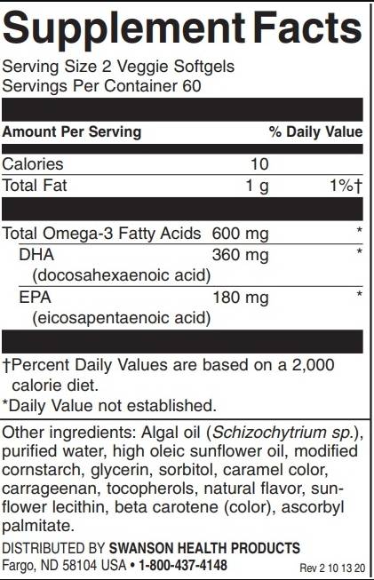 Pflanzliches Omega-3 | Mit Life's Omega – 120 Gelkapseln