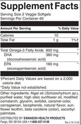 Pflanzliches Omega-3 | Mit Life's Omega – 120 Gelkapseln