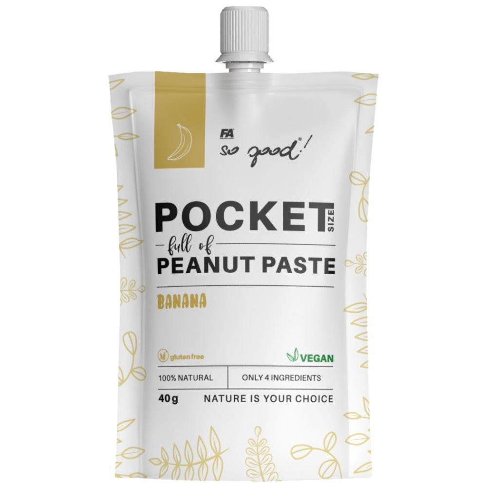 Taschenformat/Voller Erdnussbutterpaste/Verschiedene Geschmacksrichtungen 40 Gramm