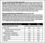 Taschenformat/Voller Erdnussbutterpaste/Glatte 40 Gramm