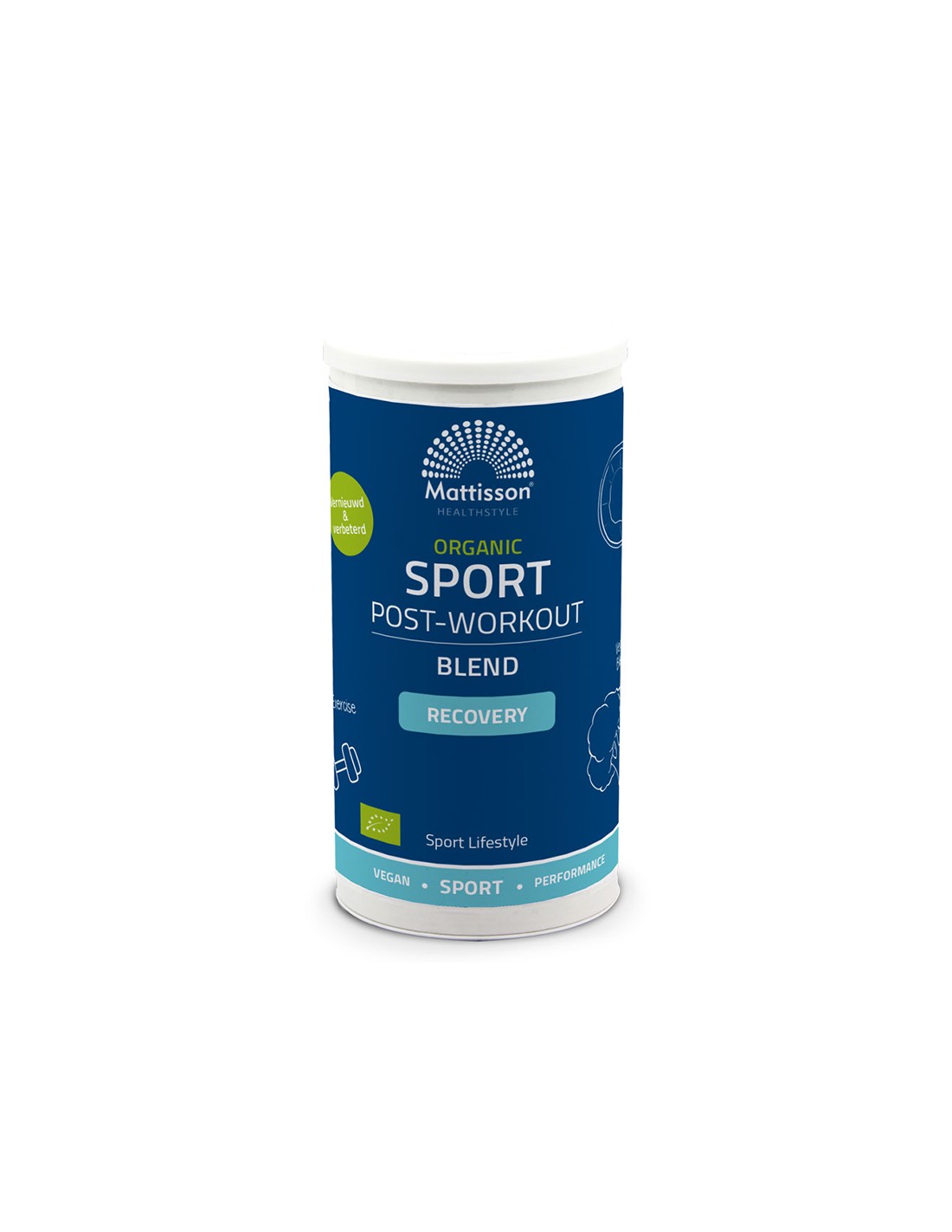Mischung für Smoothies Post-Workout Blend Recovery BIO, 250 g Pulver