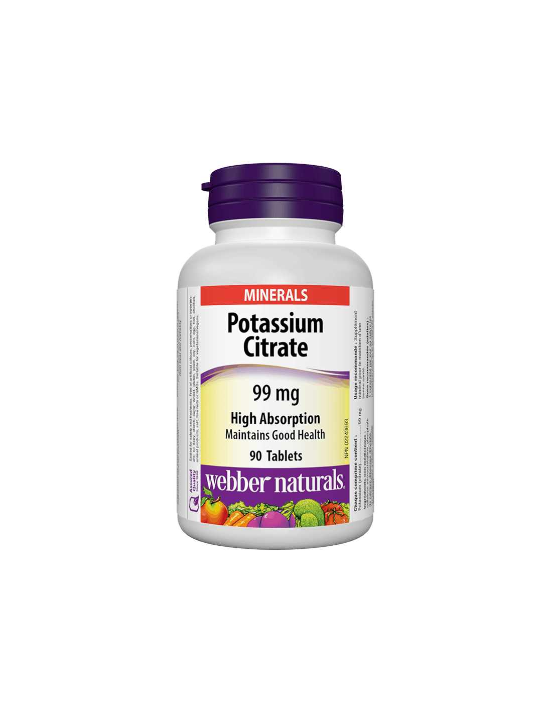 Kaliumcitrat, 99 mg, 90 Tabletten