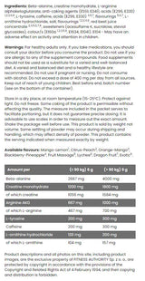 Pre Energizer/Pre-Workout der nächsten Generation – 9 Gramm