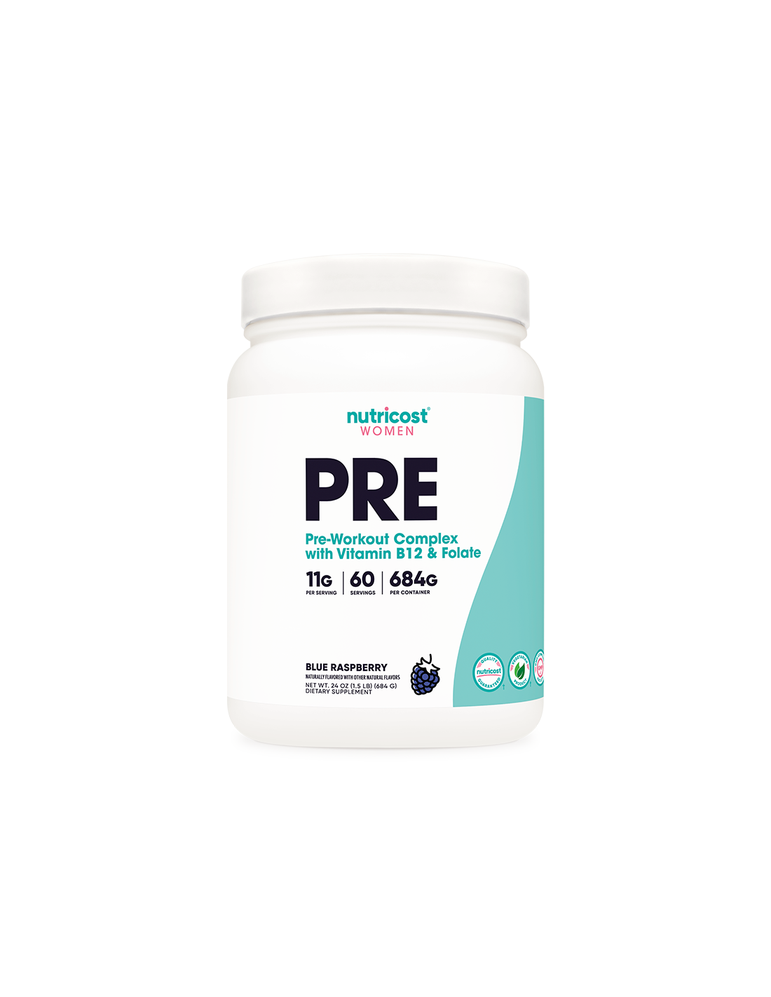 Komplexe Fitnessformel für Frauen, Pre-Workout, 684 g Pulver <tc>Nutricost</tc>
