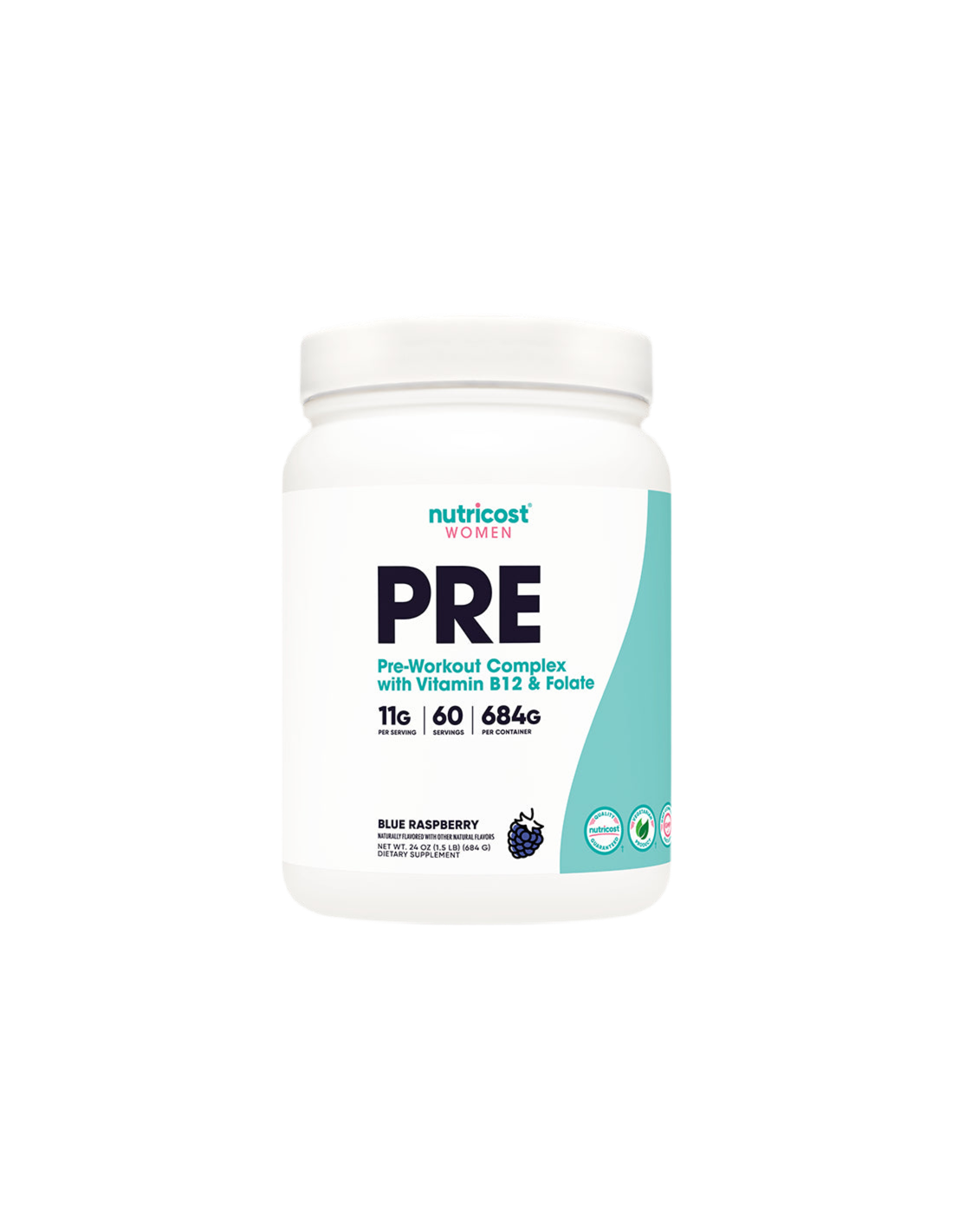 Komplexe Fitnessformel für Frauen, Pre-Workout, 684 g Pulver <tc>Nutricost</tc>