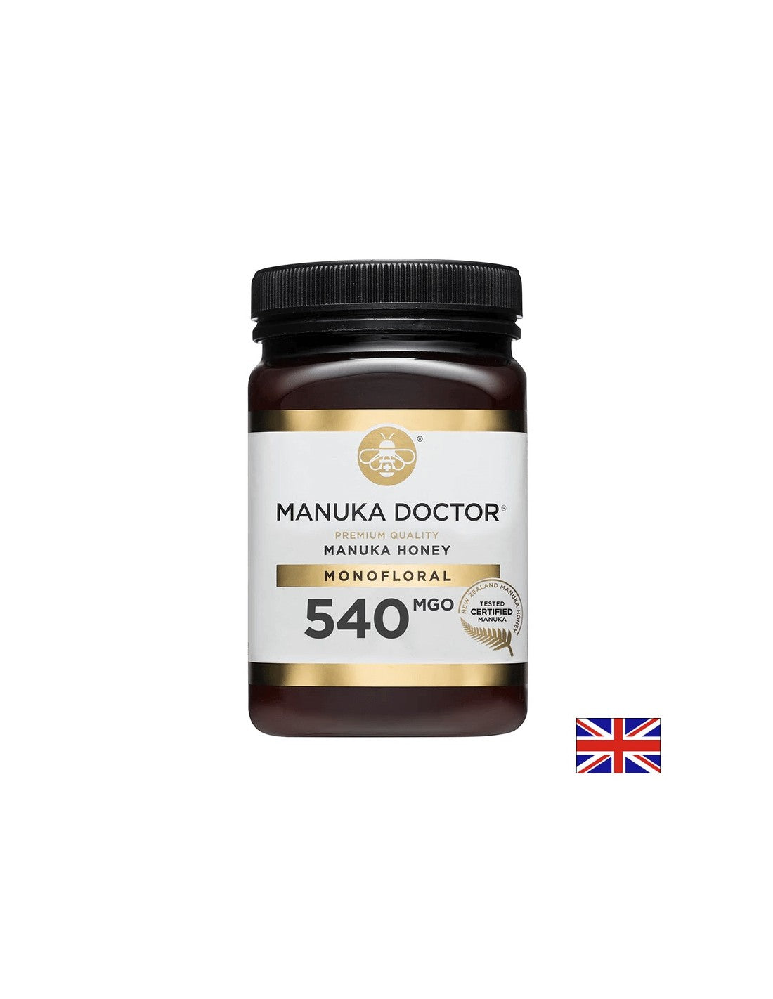 Monofloral 540 MGO in Premiumqualität – Monofloraler Manukahonig, 500 g