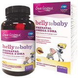 Sea Licious Omega 3 Bauch zu Baby DHA für schwangere Frauen 816 mg 60 Gelkapseln