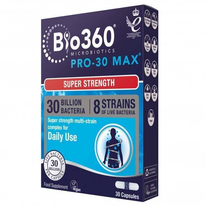 Probiotic Pro-30 MAX (30 Milliarden Bakterien) 30 Milliarden. 30 NaturesAid Kapseln