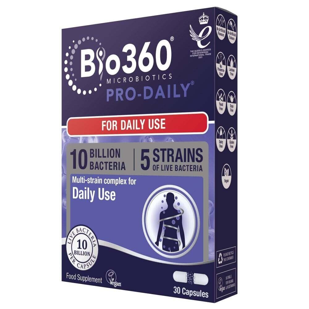 Probiotic Pro-Daily (10 Milliarden Bakterien) 10 Milliarden. 30 NaturesAid Kapseln
