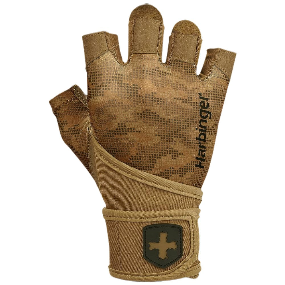 Herrenhandschuhe Pro Wrist Wraps 2.0/mit Nieten – Tan Camo
