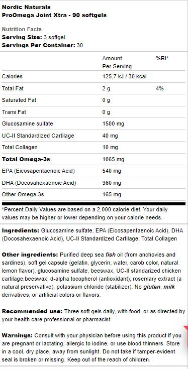 ProOmega Joint Xtra – 90 Gelkapseln