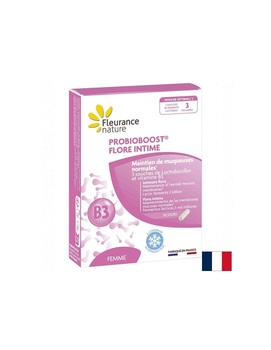 Probiotikum für eine gute Intimflora Probioboost, 30 Kapseln Fleurance Nature