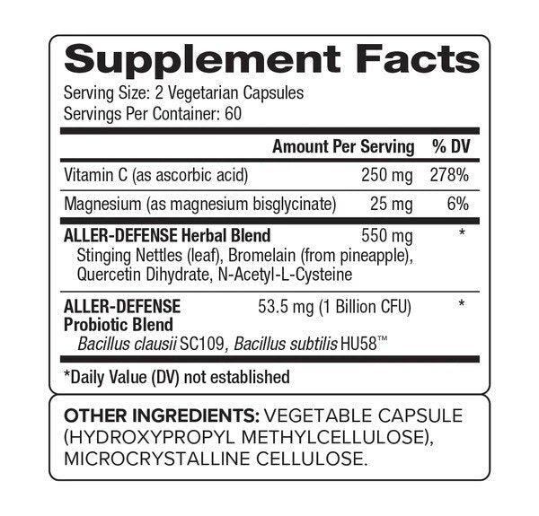 <tc>Probiogen</tc> Aller Defense Probiotic - Probiotikum - 120 Kapseln