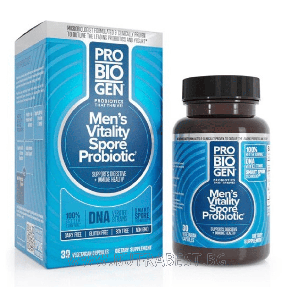 <tc>Probiogen</tc> Men's Vitality Probiotic - Probiotikum für Männer - 30 Kapseln