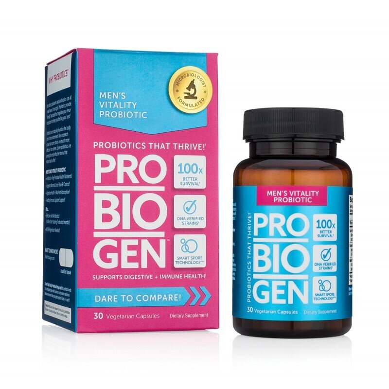 <tc>Probiogen</tc> Men's Vitality Probiotic - Probiotikum für Männer - 30 Kapseln