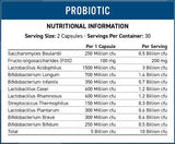 Probiotisch | Fortschrittliche Multi-Strain-Formel – 60 Kapseln