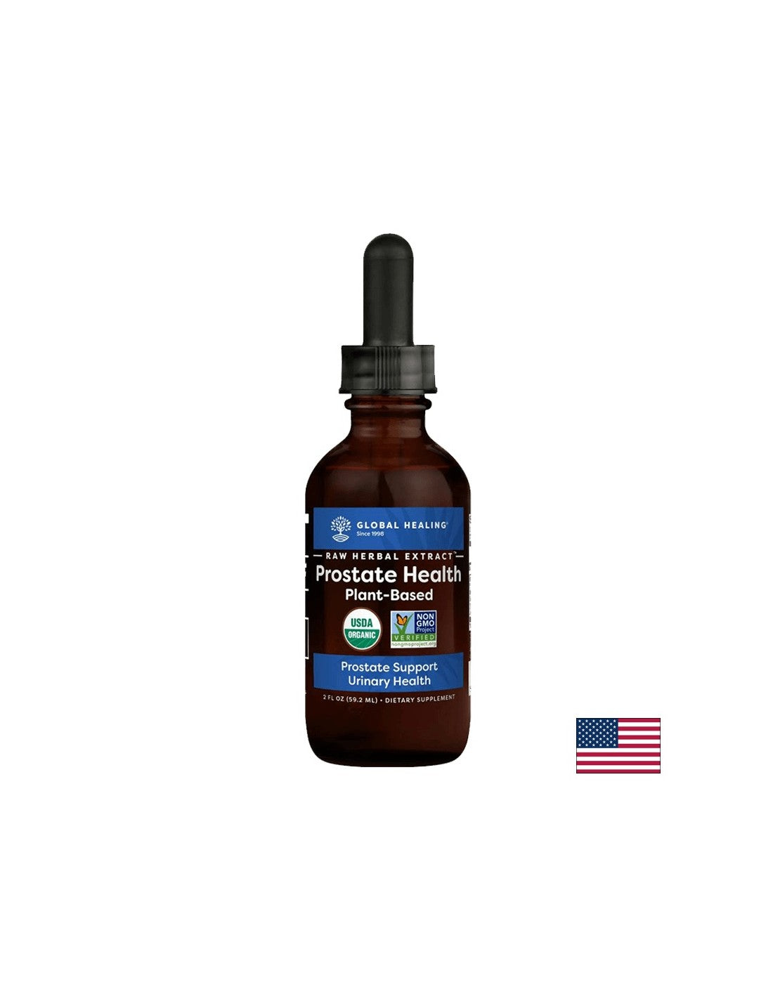 Prostate Health Plant-Based – Pflege für die Prostata, 59,2 ml Global Healing