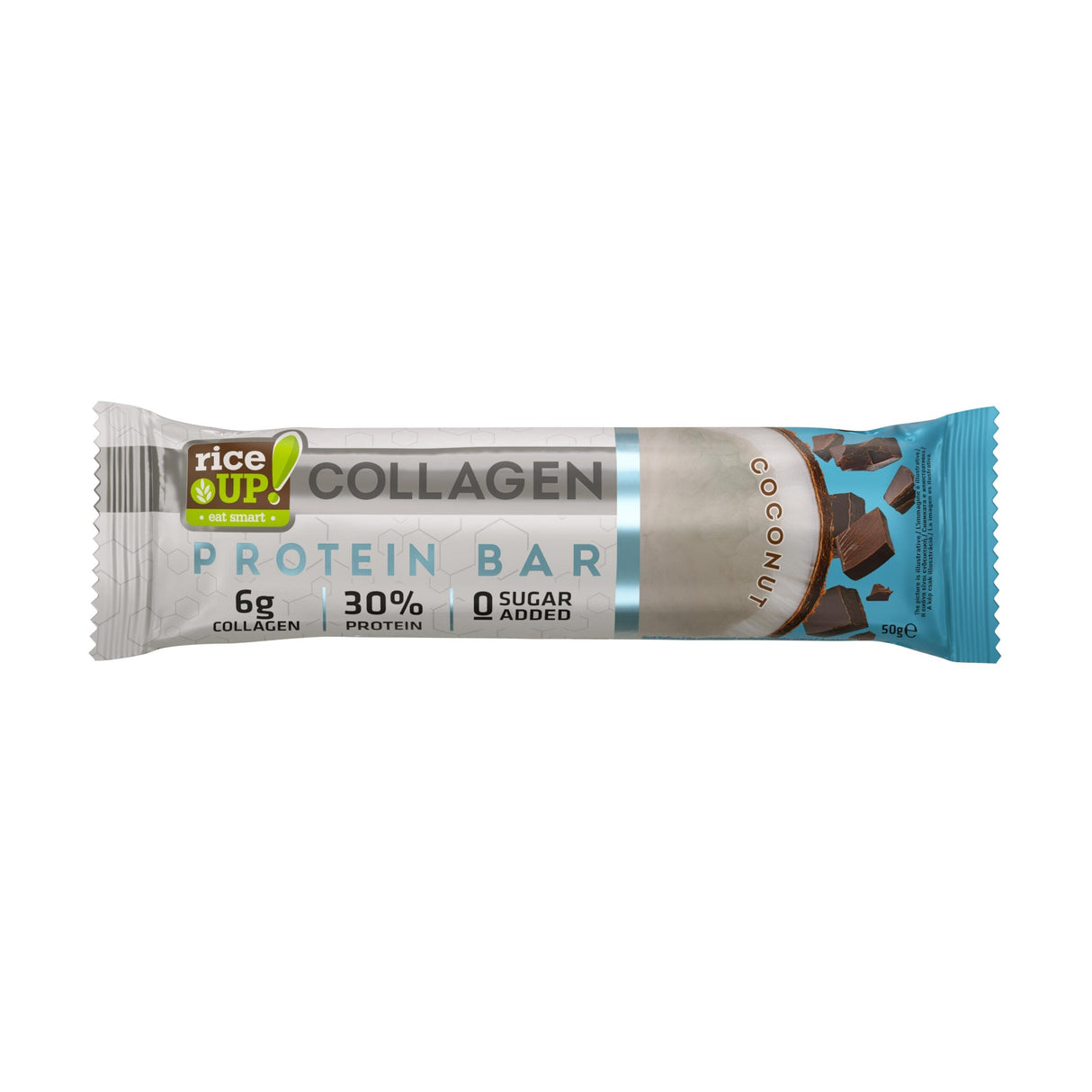 Proteinriegel mit 6 g Kollagen und ohne Zuckerzusatz – 50 g