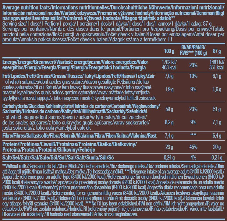 Protein-Haferflocken – 1,00 kg